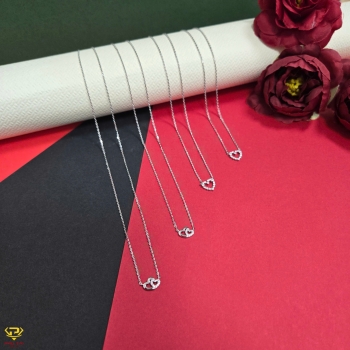 Dây chuyền vàng trắng (mã DC 3221)